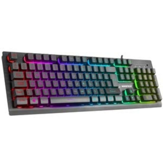 RAMPAGE MIRACLE K2 SIYAH USB RGB Q KLAVYE resmi