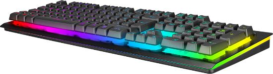 RAMPAGE MIRACLE K2 SIYAH USB RGB Q KLAVYE resmi