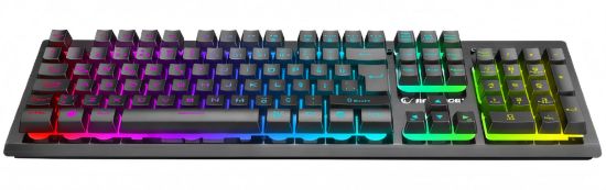 RAMPAGE MIRACLE K2 SIYAH USB RGB Q KLAVYE resmi