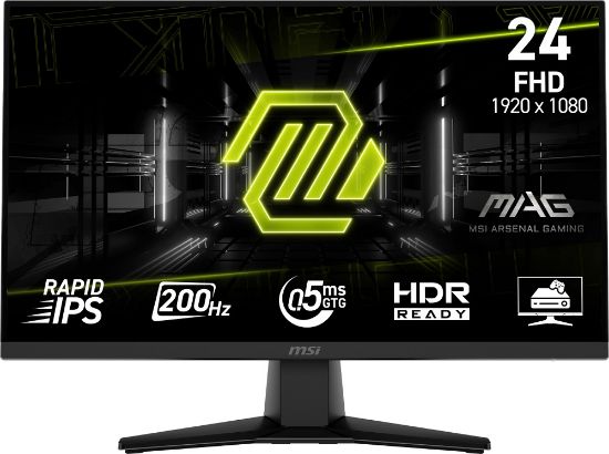 23.8 MSI MAG 242F 0.5MS 200HZ FLAT RAPID IPS FREESYNC MONITOR resmi