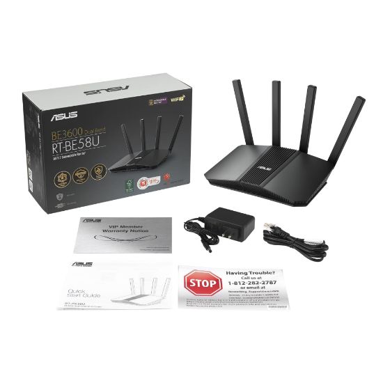 ASUS RT-BE58U WIFI7 BE3600 ROUTER resmi