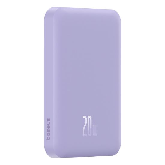 BASEUS MAGSAFE MINI KABLOSZ 5000M 20W POWERBNK MOR resmi