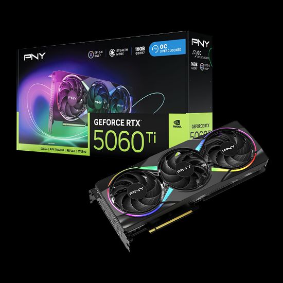 PNY RTX5060Ti 16GB ARGB OC GDDR7 128bit (VCG5060T16TFXXPB1-O) resmi