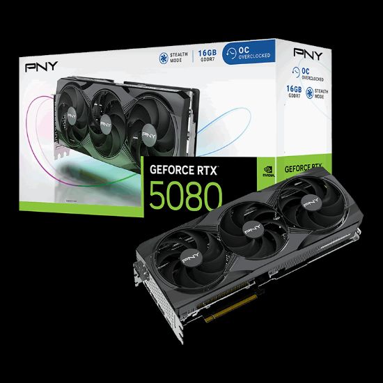 PNY RTX 5080 16GB GDDR7 256Bit (VCG508016TFXPB1-O) resmi