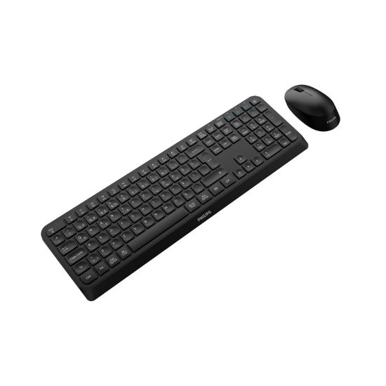PHILIPS KABLOSUZ  KLAVYE&MOUSE SET SPT6407 SİYAH resmi