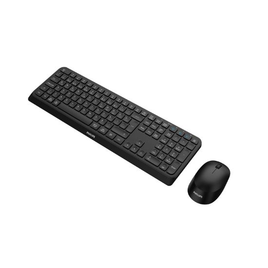 PHILIPS KABLOSUZ  KLAVYE&MOUSE SET SPT6407 SİYAH resmi
