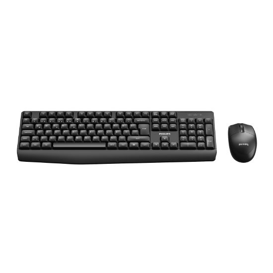 PHILIPS KABLOSUZ  KLAVYE&MOUSE SET SPT6337 SİYAH resmi
