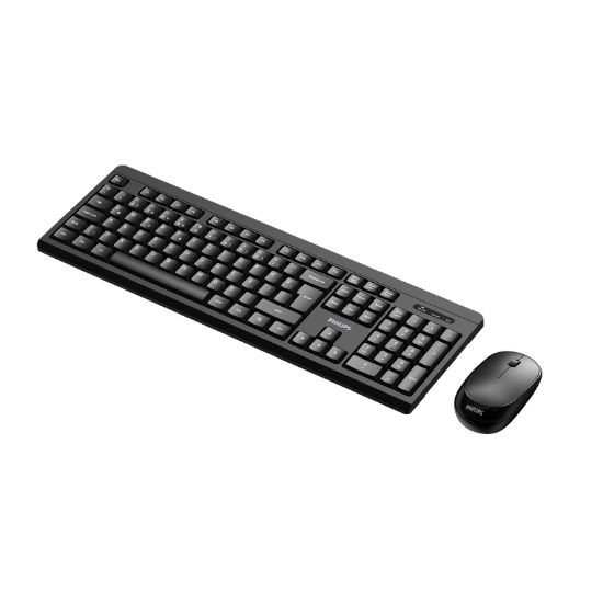 PHILIPS KABLOSUZ  KLAVYE&MOUSE SET SPT6324 SİYAH resmi