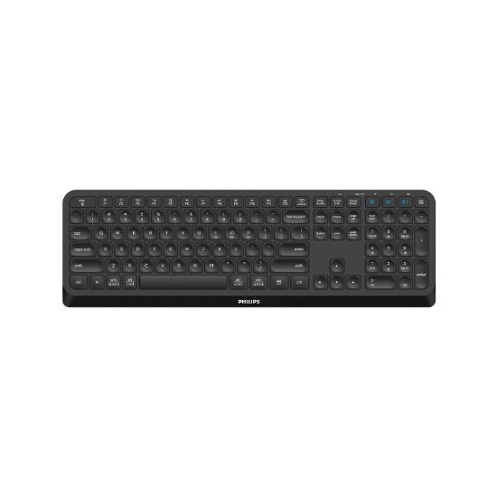 PHILIPS KABLOSUZ BLUETOOTH  KLAVYE SPK6407B SİYAH resmi