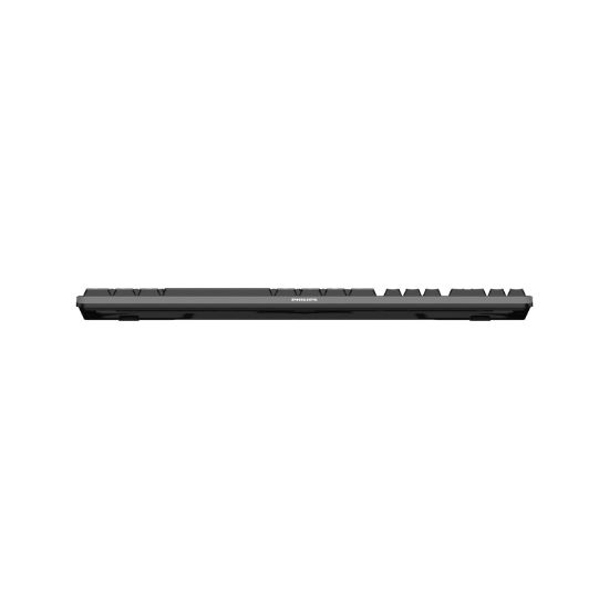 PHILIPS KABLOLU  KLAVYE SPK6207BLB SİYAH resmi