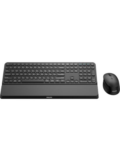 PHILIPS KABLOSUZ  KLAVYE&MOUSE SET SPT6607 SİYAH resmi