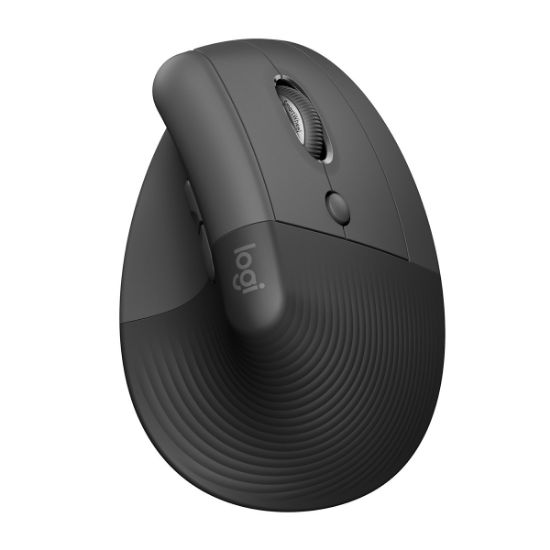 LOGİTECH LİFT SESSİZ KABLOSUZ ERGONOMİK DİKEY MOUSE SİYAH 910-006473 resmi