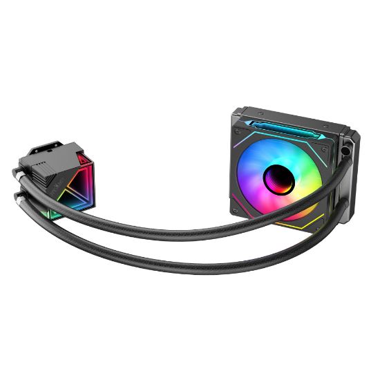 James Donkey Lugis JDC120 ARGB 120mm Sıvı İşlemci Soğutucu AM5 ve LGA1700 Uyumlu resmi