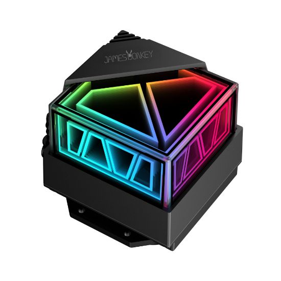 James Donkey Lugis JDC120 ARGB 120mm Sıvı İşlemci Soğutucu AM5 ve LGA1700 Uyumlu resmi
