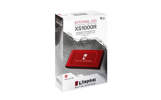 1TB KINGSTON USB3.2 GEN2 SXS1000R/1000GA BOC 1050/1000MB/s KIRMIZI resmi