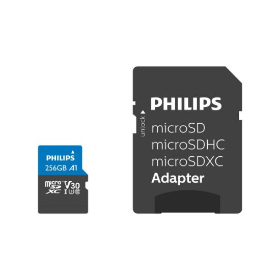 PHILIPS 256GB MICRO SDXC 100 MB/S C10 FM25MP65B/00 resmi
