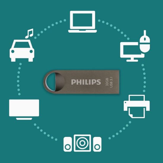 PHILIPS 32GB USB3.1 100/150 MB/S FM32FD165B/00 resmi