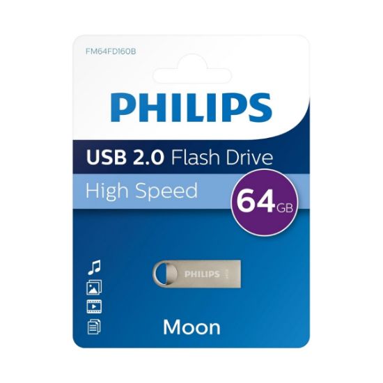 PHILIPS 64GB USB 2.0 25/10MB/S FM64FD160B/00 resmi
