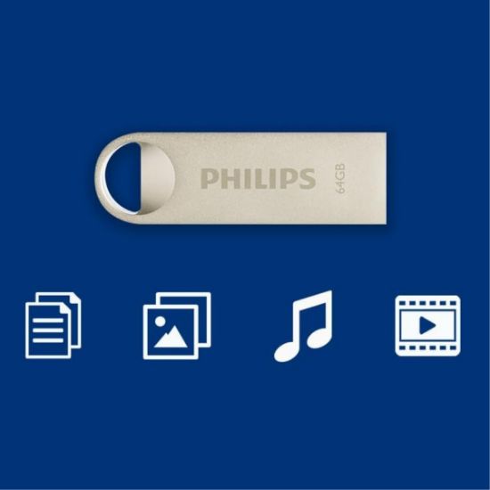 PHILIPS 64GB USB 2.0 25/10MB/S FM64FD160B/00 resmi