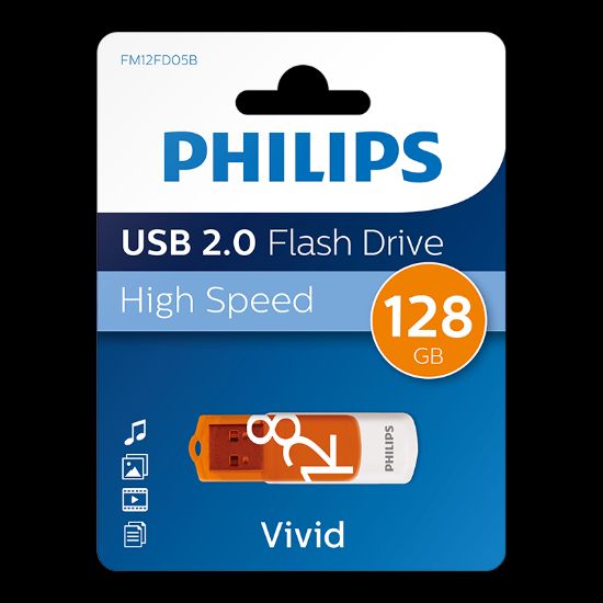 PHILIPS 128GB USB2.0 25/10MB/S FM12FD05B/00 resmi