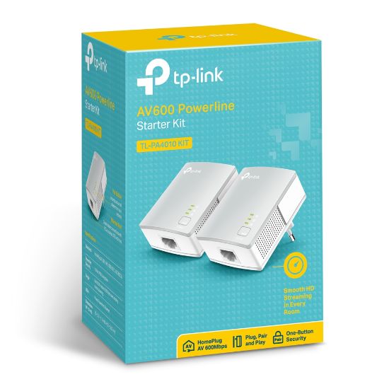 TP-LINK TL-PA4010KIT AV600 POWERLINE ADAPTÖRÜ resmi