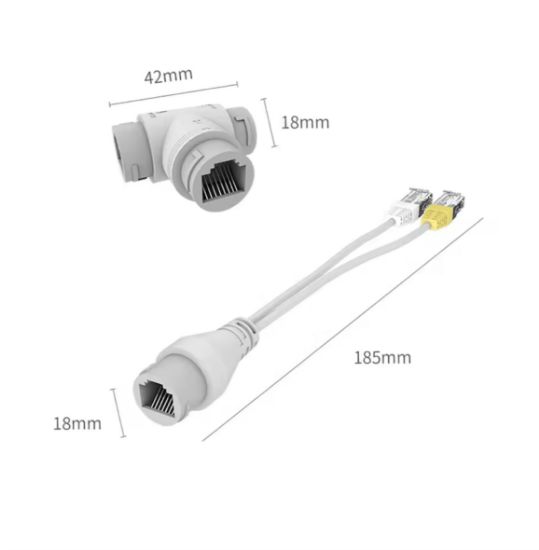 QPORT Q-SPLPOE1 POE SPLITTER 2IN1 AG KONNEKTORU + resmi