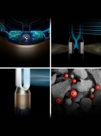 DYSON HUMIDIFIER+COOL PH2 DE-NOX HAVA TEM. resmi