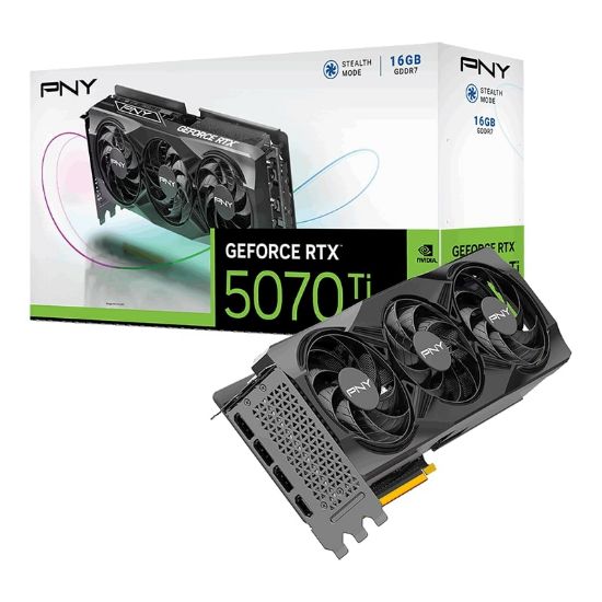 PNY RTX5070Ti 16GB GDDR7 256Bit Ekran Kartı (VCG5070T16TFXPB1) resmi
