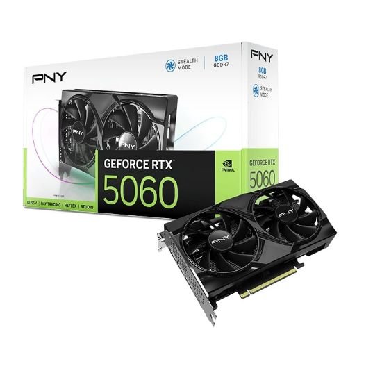 PNY RTX5060 8GB 128Bit Siyah Ekran Kartı (VCG50608DFXPB1) resmi