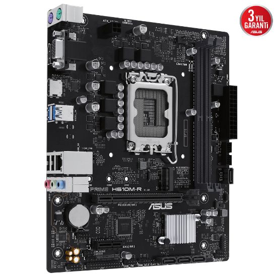 ASUS PRIME H610M-R D5-SI  DDR5 3200(OC) MATX 1700P resmi