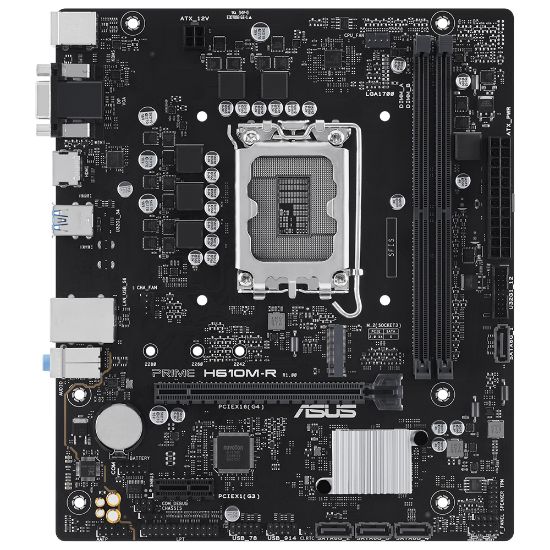 ASUS PRIME H610M-R D5-SI  DDR5 3200(OC) MATX 1700P resmi