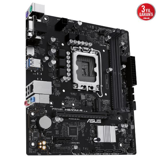 ASUS PRIME H610M-R D5-SI  DDR5 3200(OC) MATX 1700P resmi