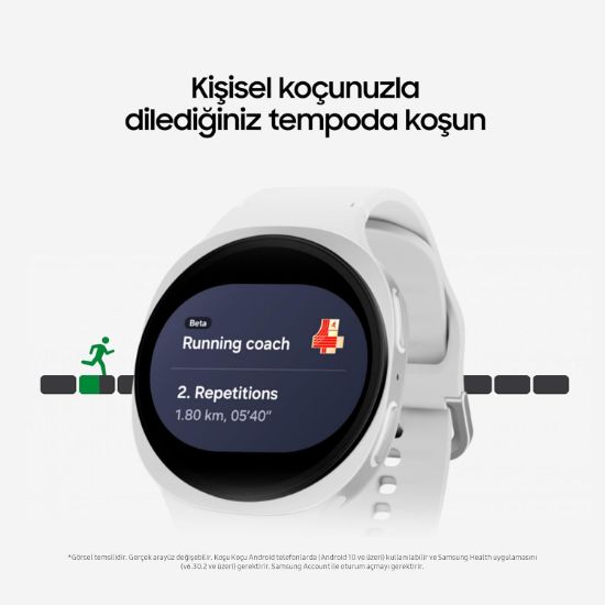 SAMSUNG WATCH 8 44MM SM-L330 SILVER AKILLI SAAT resmi
