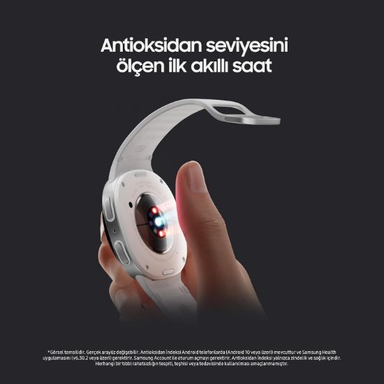 SAMSUNG WATCH 8 44MM SM-L330 SILVER AKILLI SAAT resmi