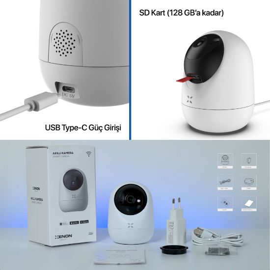 XENON X7205 FHD GECE GORUS WI-FI GUVENLIK KAMERASI resmi