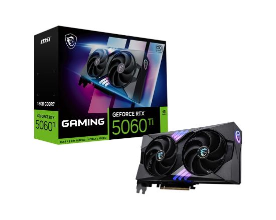 MSI VGA GEFORCE RTX 5060 TI 16GB GDDR7 128B DX12 PCIE 5.0 X16 (3XDP 1XHDMI) resmi