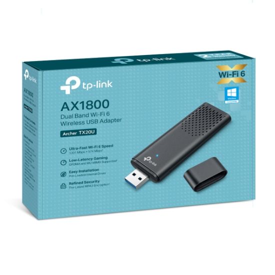 TP-LINK ARCHER TX20U AX1800 USB ADAPTÖR resmi