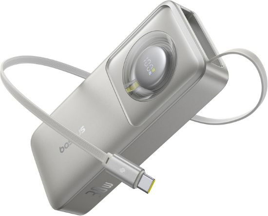 BASEUS FREE2PULL 30W 10.000MAH POWERBANK - GREY resmi