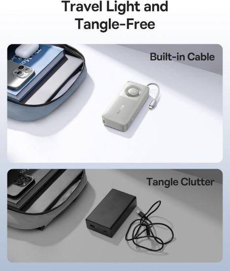 BASEUS FREE2PULL 30W 10.000MAH POWERBANK - GREY resmi