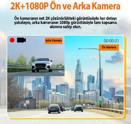 REXING C2 2K WIFI 32GB SD KART resmi