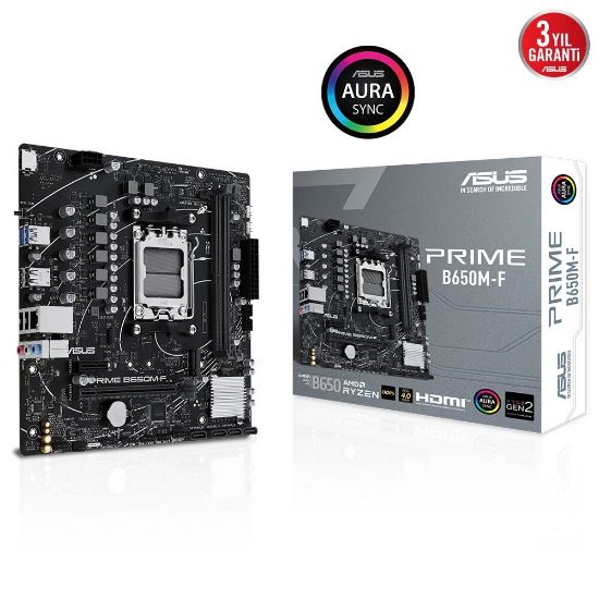 ASUS PRIME B650M-F DDR5 7200+(OC) HDMI M.2 AM5 MB resmi