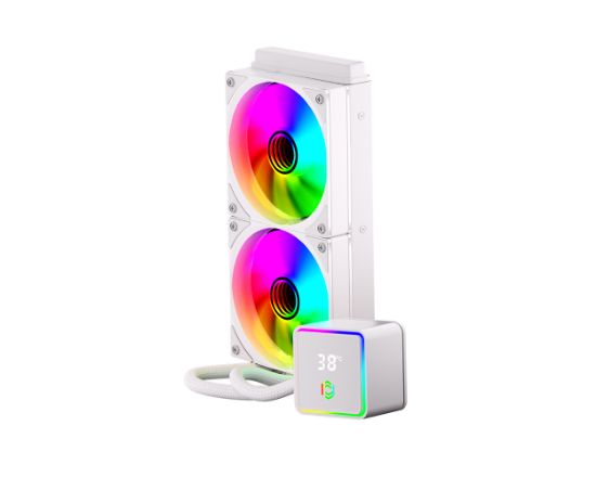 FRISBY FCL-240W ARGB 240 LIQUID COOLER WHITE resmi