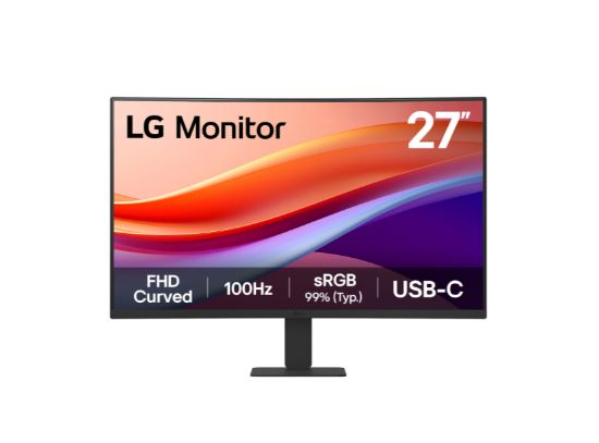 27 LG 27U421A-B FHD 5MS 100HZ HDMI USB-C CURVED resmi