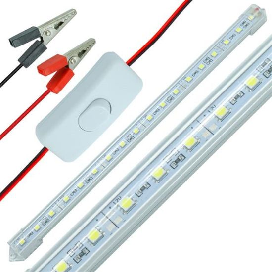 POWERMASTER 30 CM AKÜ MAŞALI 12 VOLT - 5 WATT T8 LED AMPUL resmi