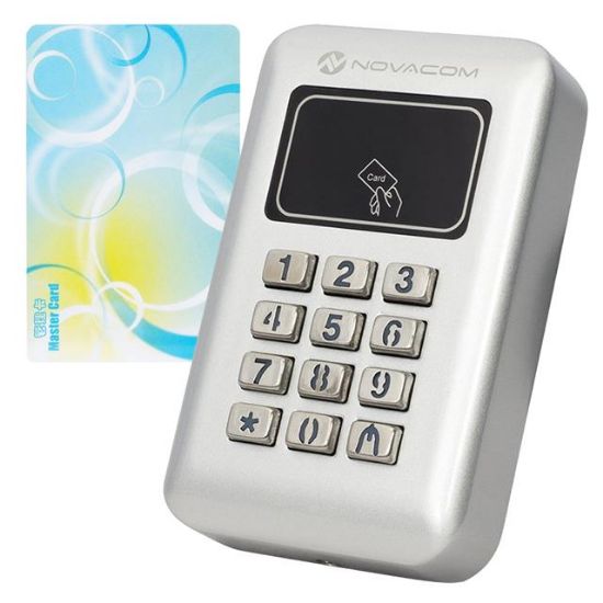 NOVACOM NC-MS03WP METAL ŞİFREMATİK OKUYUCU SU GEÇİRMEZ (PİN+PROX) resmi