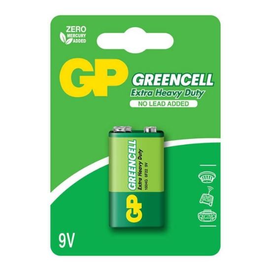 GP 1604AU-5TR1 ULTRA ALKALIN 9 VOLT TEKLİ PİL (6LF22/6LR61/6LP3146/MN1604) resmi