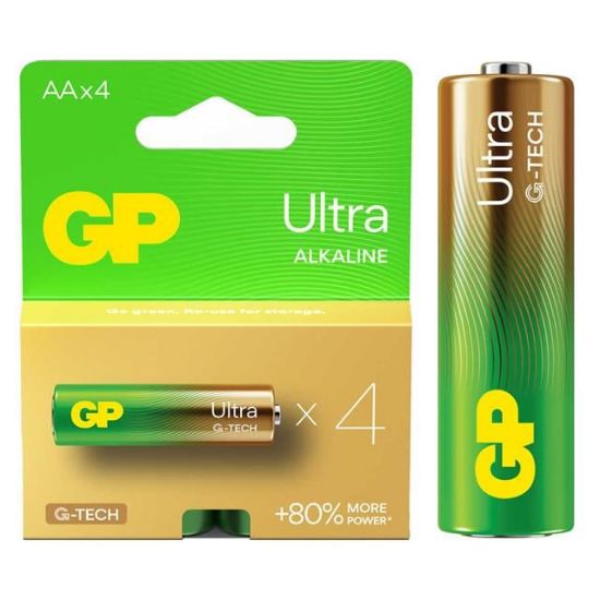 GP 15AU ALKALİN 1.5 VOLT AA KALEM PİL (4LÜ PAKET FİYATI) resmi