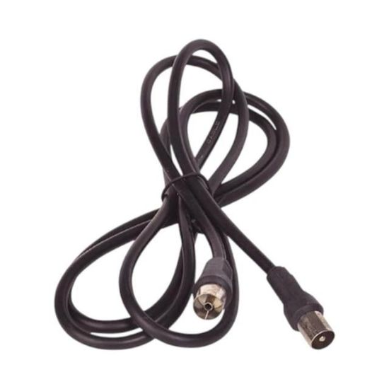TV VIDEO 1.5 METRE STANDART ARA KABLO (60 OHM ERKEK - DİŞİ KABLO) resmi