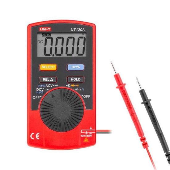 UNIT UT-120A DİJİTAL ÖLÇÜ ALETİ (CEP TİPİ MULTİMETRE) resmi