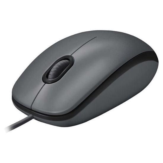 LOGITECH M90 KABLOLU SİYAH USB MOUSE resmi